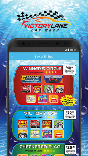 Victory Lane Car Wash Screen 2