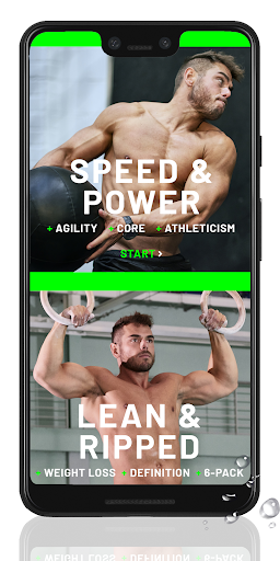 Android application World's Fittest App screenshort
