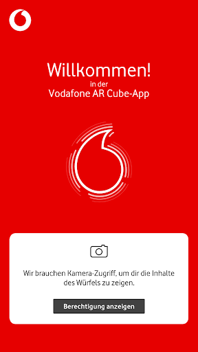 Vodafone AR Cube-App Screen 3