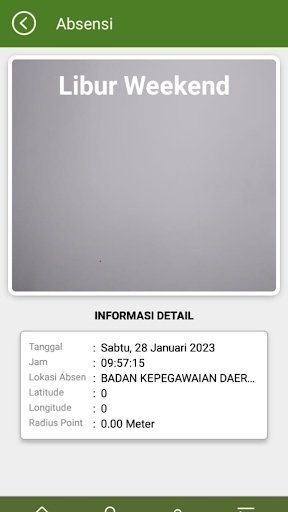 Absensi Online Screen 3