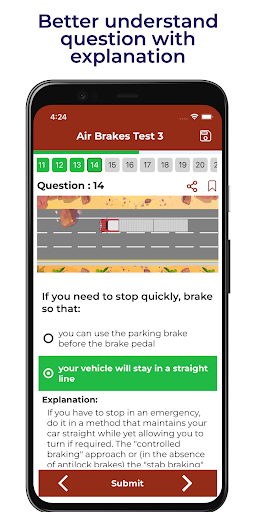 Arkansas AR CDL Practice Test Screen 2