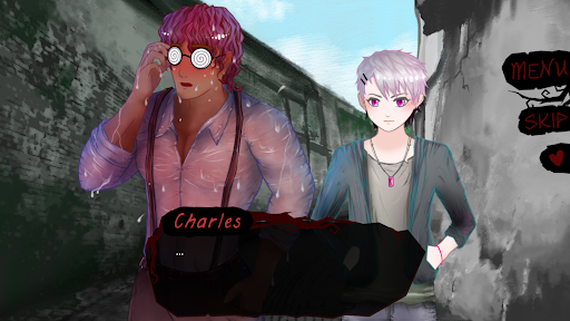 NightTown Intro(otome/BL game) Screen 3