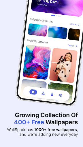 WallSpark: AI Wallpapers Screen 2