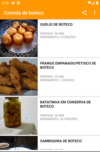 comida de boteco Screen 3