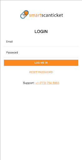 Android application SmartScanTicket screenshort