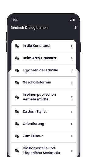 Deutsch Dialog Lernen Screen 2