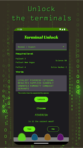 Fallout Terminal Unlock Screen 3