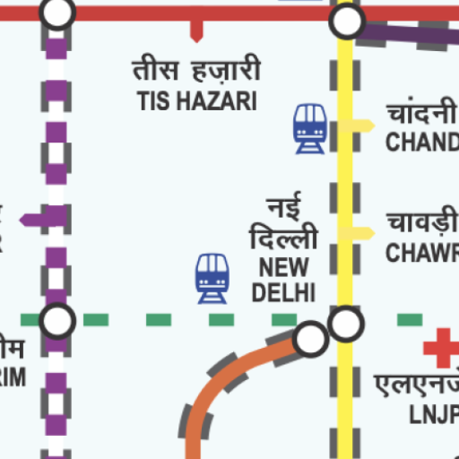 Delhi Metro Map (Offline)  Icon