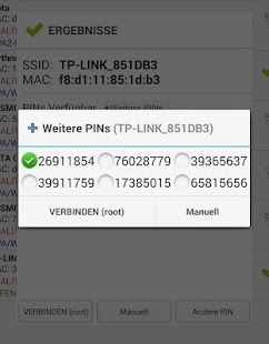 Wifi WPS Plus (Deutsch) Screenshot
