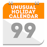 Unusual holiday calendar icon