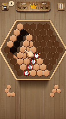 Wooden Hexagon Fit: Hexa Blockのおすすめ画像2
