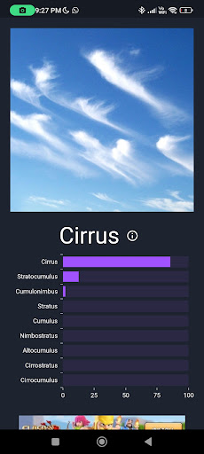 Cloudees - Identify Clouds Screen 3