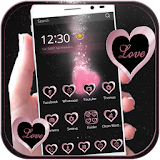 Love Theme Pink Love Heart icon