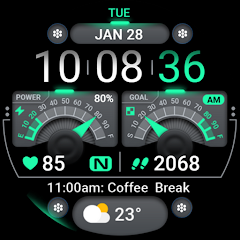 OMG 341 Digital Watch Face