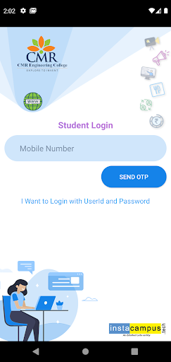 CMR Hostel App Screen 2