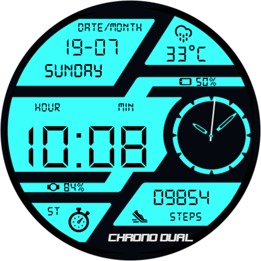 Chrono Dual Watch Face 1.16 Icon