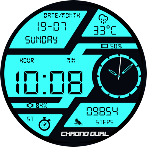 Chrono Dual Watch Face 1.1 Icon