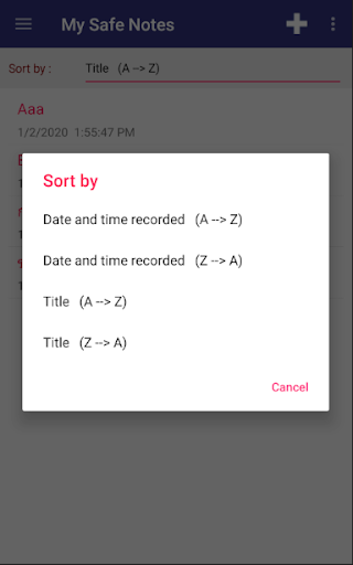 My Safe Notes - สมุดบันทึก Screenshot 3 - AppWisp.com