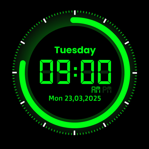 Clock Wallpaper - Analog Clock Windowsでダウンロード