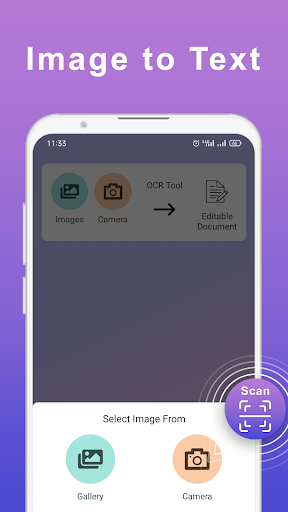 Android application OCR Scan - Img to Text Extract screenshort
