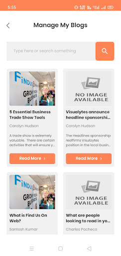 Blogs On Web Screen 3