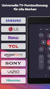 Universelle TV-Fernbedienung Screenshot