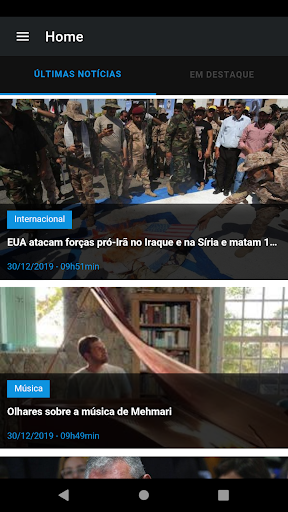 Android application AB Notícia News screenshort