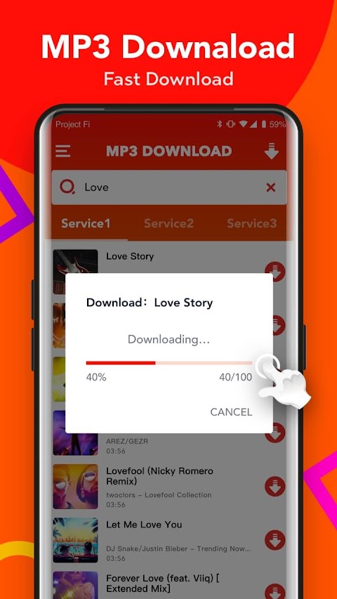 Free Mp3 Downloader - Download Mp3 music songsのおすすめ画像2
