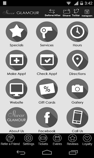 Shear Glamour Hair Salon Screenshot 1 - AppWisp.com