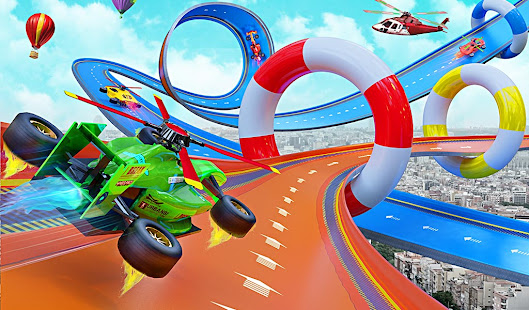 Flying Formula Car Race Game 1.7 APK screenshots 4