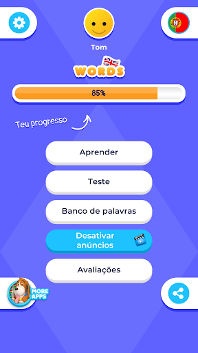 Visualização do aplicativo