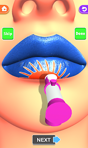 ¡Labios hechos! Juego ASMR 3D