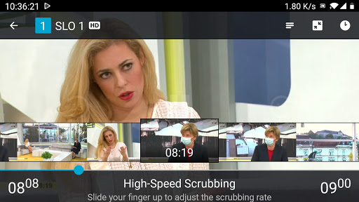 Android application Predvajaj.si screenshort