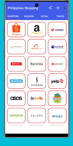 Philippines Online Shopping Screen 2