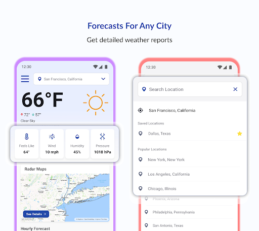 WeatherVane Home: Live Weather screenshot