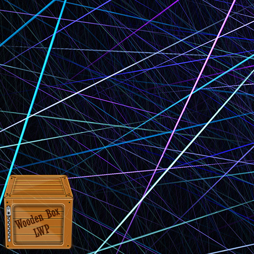 neon line wallpaper logo