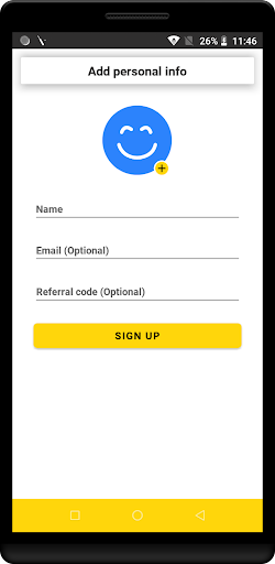 Android application TaxiAppz Customer screenshort