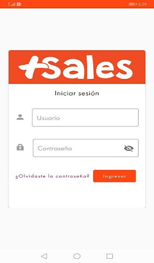 Android application +Sales screenshort