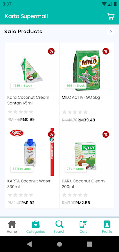 Karta Supermall Screen 3