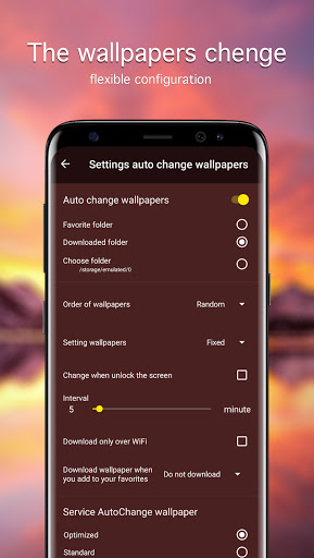Screenshot of Sunrise Wallpapers PRO