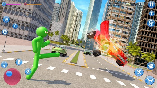 Green Hero Stickman Criminal Mafia_5