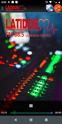 Android application FM LATIDOS 88.5 screenshort