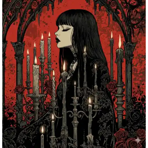 Goth stickers icon