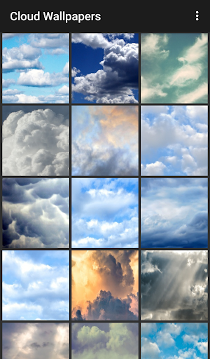 Android application Cloud Wallpapers screenshort