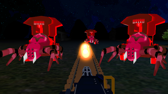 Scary Spider Train Survival 3d
