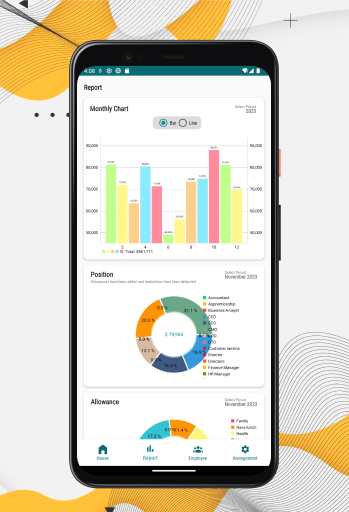 Employee Salary Records Screen 2