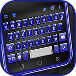 3d Blue Tech Keyboard Theme Apk