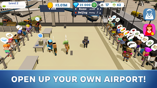 Idle Customs Protect Airport v1.01.190 MOD APK(Unlimited Money)Free For Android 1