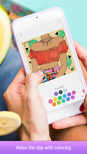 ColorFil - Adult Coloring Book Screenshot 2 - AppWisp.com