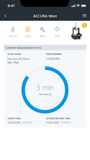 ZEISS Smart Services Dashboard Screen 2
